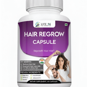 LifeOk Hair Regrowth Capsules-Promotes Natural Hair Regrowth and Thickness