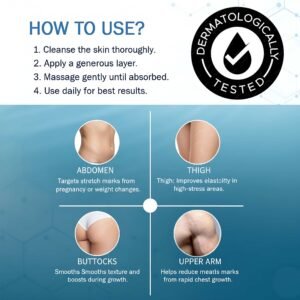 lifeok stretch mark cream how to use