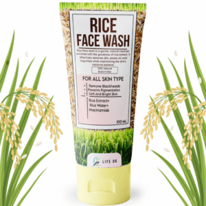 LifeOk Rice Face Wash For Soft & Bright Skin -100ML