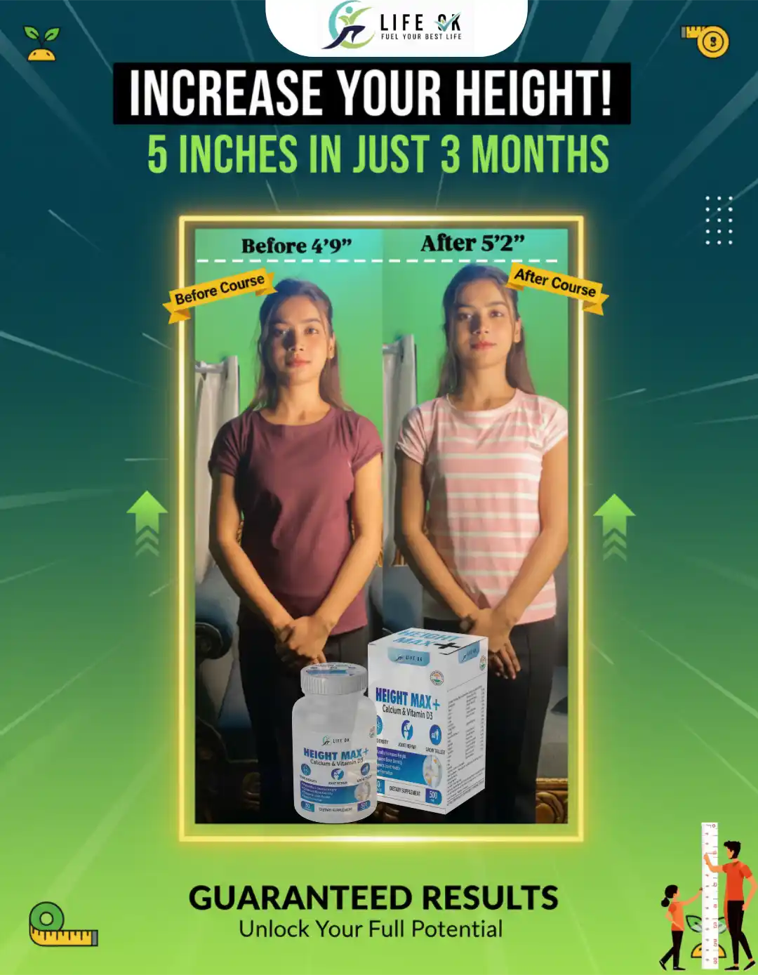 height growth result photo