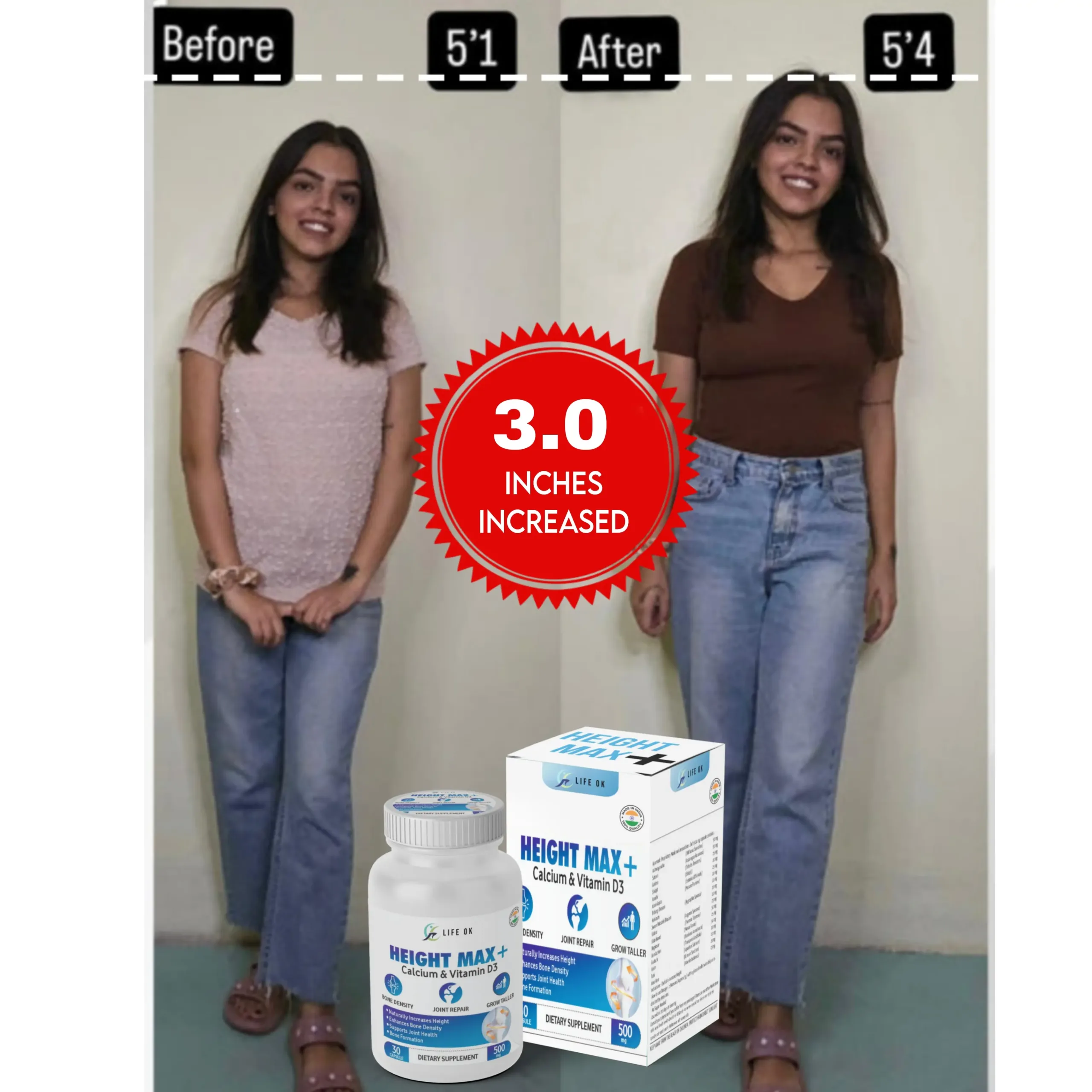 height growth result in 30 days